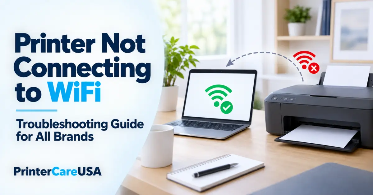 Printer not connecting to WiFi troubleshooting guide for all brands